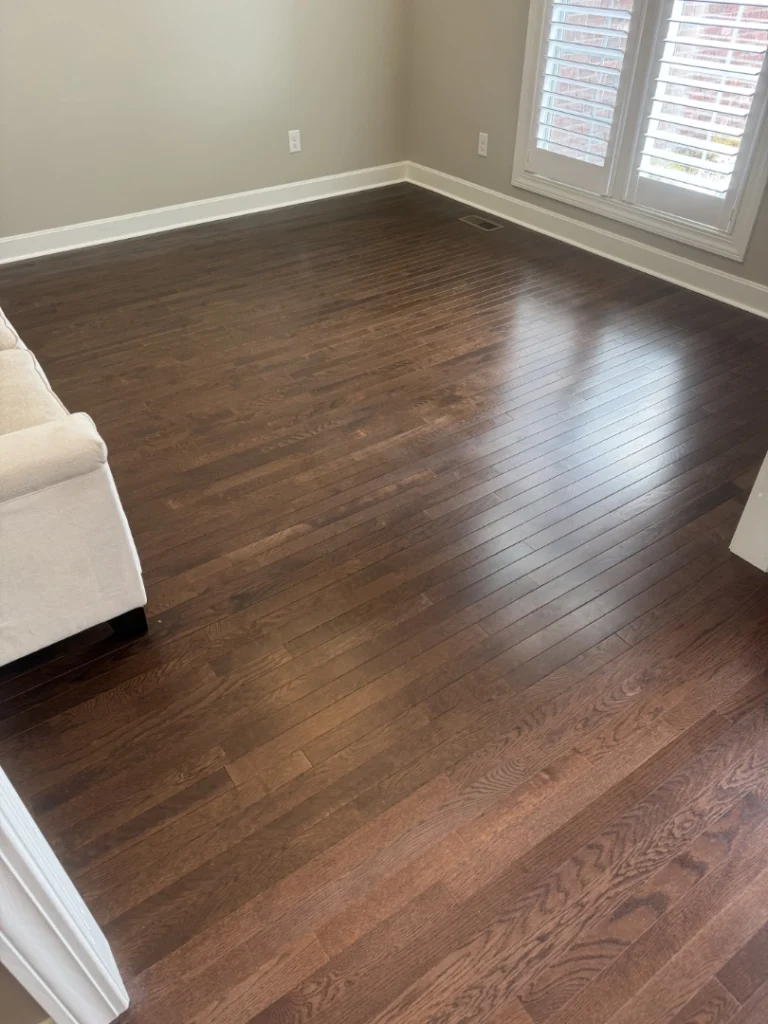 Ohio Valley Mullican Oak Pointe 2 1 4 Solid Oak Dark Chocolate | Carpet Mart
